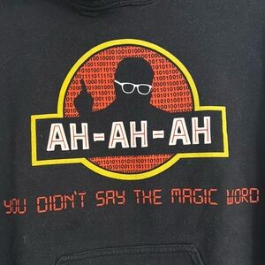Vintage 1990’s Jurassic Park Hoodie Sweatshirt